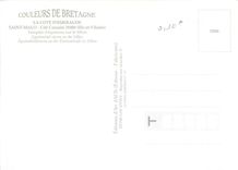 CPM La Cote D'Emeraude Saint Malo Cite Corsaire (I et V) Tempete d'equinoxe sur le sillon