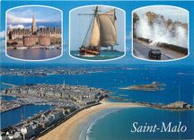 CPM La Cote d'Emeraude Saint Malo Cite Corsaire (Ille et Vilaine)