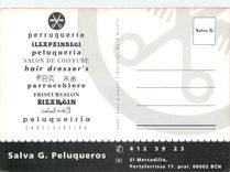CPM Peeuqueria Salva G Peluqueros Salon de coiffure Barcelona