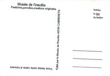 CPM Musee de l'insolite Pastiches parodies creations originales Peaudouce