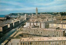 CPM Le Havre (Seine Mme) Boulevard Francois Ier au fond la Pointe de la Heve