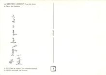 CPM Le Sentier l'Orient lac de Joux et dent de Vaulion