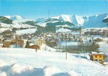 CPM Megeve Capitale du Ski (Haute Sav) Alt 1113 m le Mont Blanc (4807 m) et la Chaine du Mont Joly