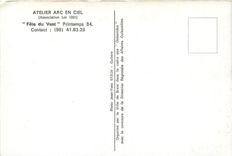 CPM Atelier Arc en Ciel Fete du vent Printemps