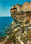 CPM La Corse Oasis de Beaute Bonifacio Muraille rocheuse d'un aspect saisissant soutenant la haute V