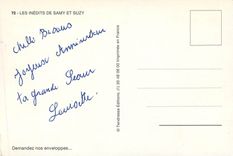 CPM Joyeux Anniversaire Les Inedits de Samy et Suzy Bugs Bunny Lapin