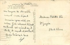 CPM Marseille La Cathedrale et le fort Saint Jean vus des Jardins du Pharo 