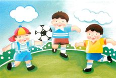 CPM Cette carte a ete dessinee par un des enfants recueillis par Villages du Monde pour Enfants Foot