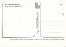 CPM En Survolant Paris La tour Eiffel et la Seine 