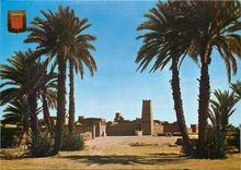 CPM Marruecos Tipico Maroc Typique Village du Desert 