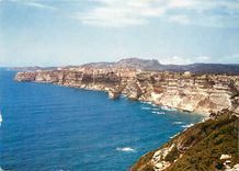CPM Corse Ile de Beaute Bonifacio Les Falaises et la Ville 