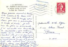 CPM Pointe du Raz Finistere Le Moine Couche au fond la Baie des Trepasses 