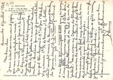 CPM La Bretagne L'Ile de Sein au large de la Pointe du Raz 