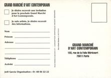 CPM Grand Marche d'Art Contemporan Paris Place de la Bastille