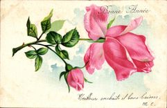 CPA Fantasy Happy New Year Better wishes and good kisses