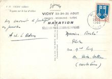 CPM Vichy Allier Regates sur le Lac d'Allier