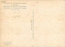 CPM Carantec La Perle du Nord Finistere L'Ile Louet et le Chateau du Taureau vus de la Cote