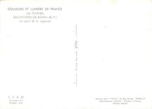CPM Les Pyrenees Sauveterre de Bearn BP Le Pont de la Legende 
