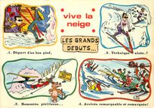CPM Vive la neige Les Grands Debuts Ski