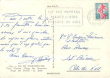 CPM Ile de Noirmoutier Tour Plantier Plage des Souzeaux Plage des Dames La Jetee Bateau