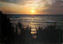 CPM Cote Atlantique Coucher de Soleil 