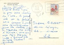 CPM Cote Atlantique Coucher de Soleil 