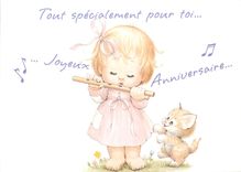 CPM Enfant Flute Chat Chaton