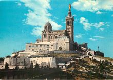 CPM Marseille Basilique de Notre Dame de la Garde 