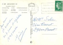 CPM Souvenir d'Arcachon 