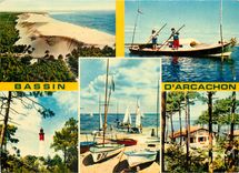 CPM Bassin d'Arcachon Phare Peche