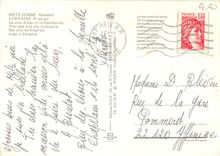 CPM Metz (Moselle) Lorraine (France) Le plan d'eau et la Cathedrale