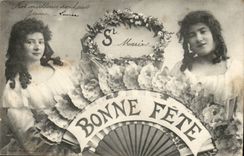 CPA Fantasy Children Good festival co Marie