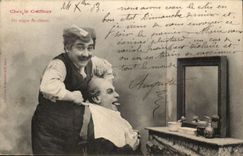 CPA Fantasy In the hairdresser One looks after his customers (trades)