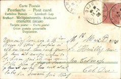 CPA Fantaisie Je pense a vous