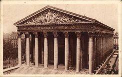 Paris CPA the church of the Madeleine