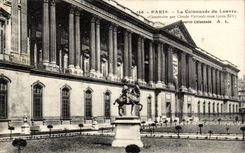 Paris CPA die Kolonnade des Luftschlitzes