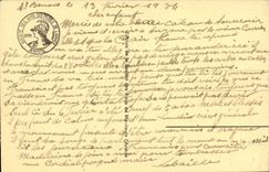 Andenken Paris-CPA meines Besuchs zum Museum der Armee