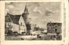 Altes Paris CPA der Aufsatz Alexandre der Brunnen Saint-Sieger und das Mitleid uber 1830