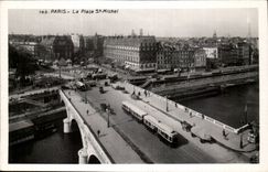 Paris CPA the place St Michel