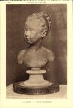 Museum of the Louvre CPA J has Houdon Louise Brongniart