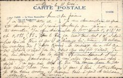 Paris CPA the Montmartre old man