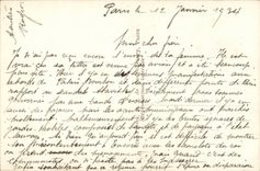 Paris CPA the Tower Eiffel View