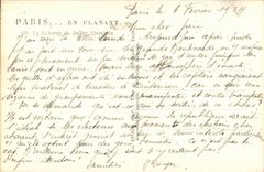 Paris CPA the column of illuminee July