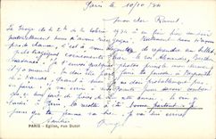 Kirche-Strasse Dutot Paris-CPA