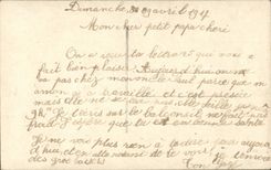 Fantasy - child - Lily of the valley Gate Happiness - Accept this lily of the valley of which I made the house - CPA