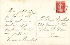 Phantasie - Kind - gluckliches Pacques - Roger Boulliat - CPA