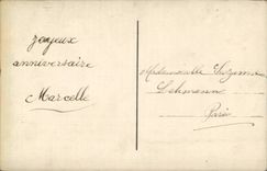 Fantasy - child - girl - Happy Birthday - Marcel - CPA