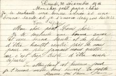 Fantasy - Child - Happy New Year - Pledge - flower - CPA