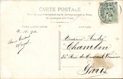 Fantasy - Child - girl - I carry Bonheur - Andre Chambon - CPA