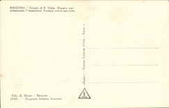 Italy - Italy - Ravenna - Tempio di S Vital Mosaico representing the Teodora empress - CPA